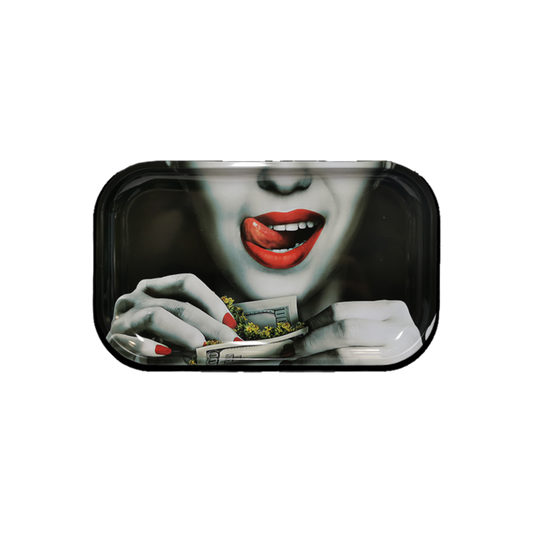 Rolling Tray - RED LIPS - 27x16cm
