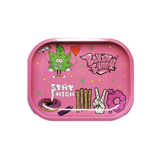 Rolling Tray - Baked Bunny Stay High - 18x14cm
