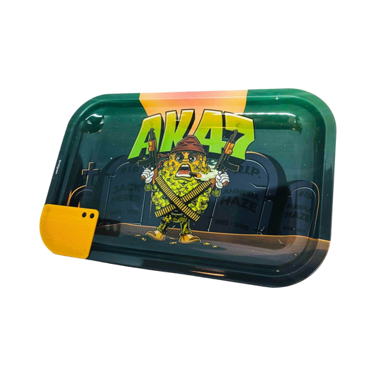 Rolling Tray Best Buds AK47 aus Metall 17,5x27,5 cm
