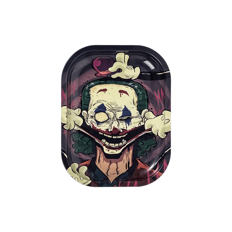 Rolling Tray JOKER aus Metall 18x14 cm Produktfoto