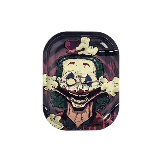 Rolling Tray JOKER aus Metall 18x14 cm Produktfoto