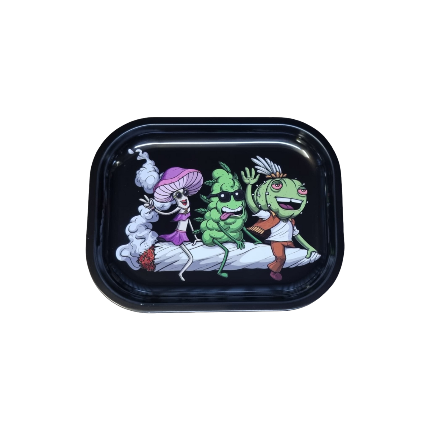 Rolling Tray Joint ride aus Metall 18x14 cm Produktfoto