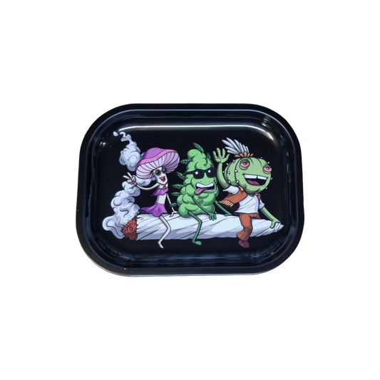 Rolling Tray Joint ride aus Metall 18x14 cm Produktfoto