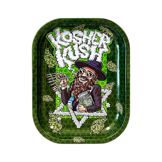 Rolling Tray Metall Best Buds Kosher Kush Motiv klein