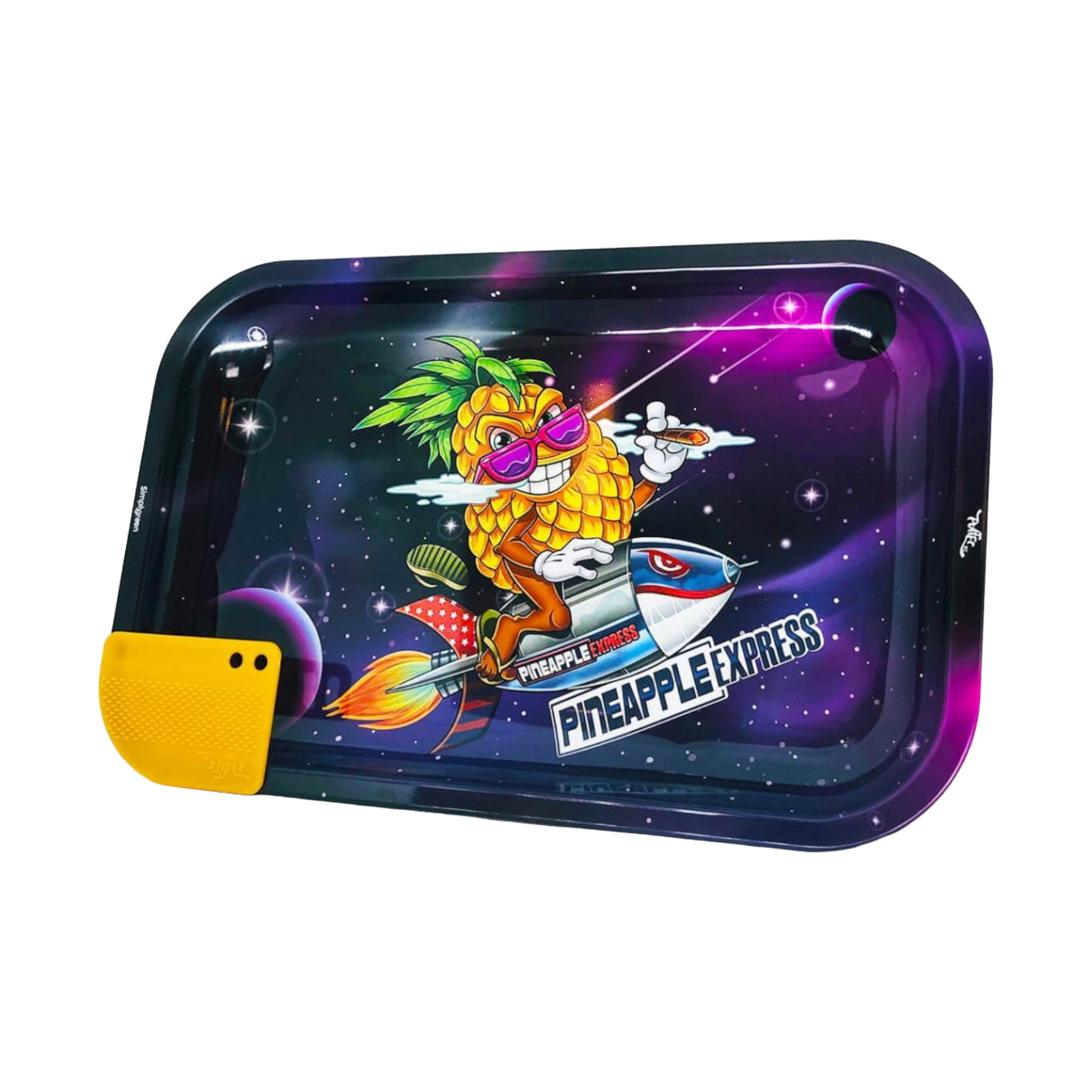 Rolling Tray Pineapple Express Best Buds aus Metall 17,5x27,5 cm