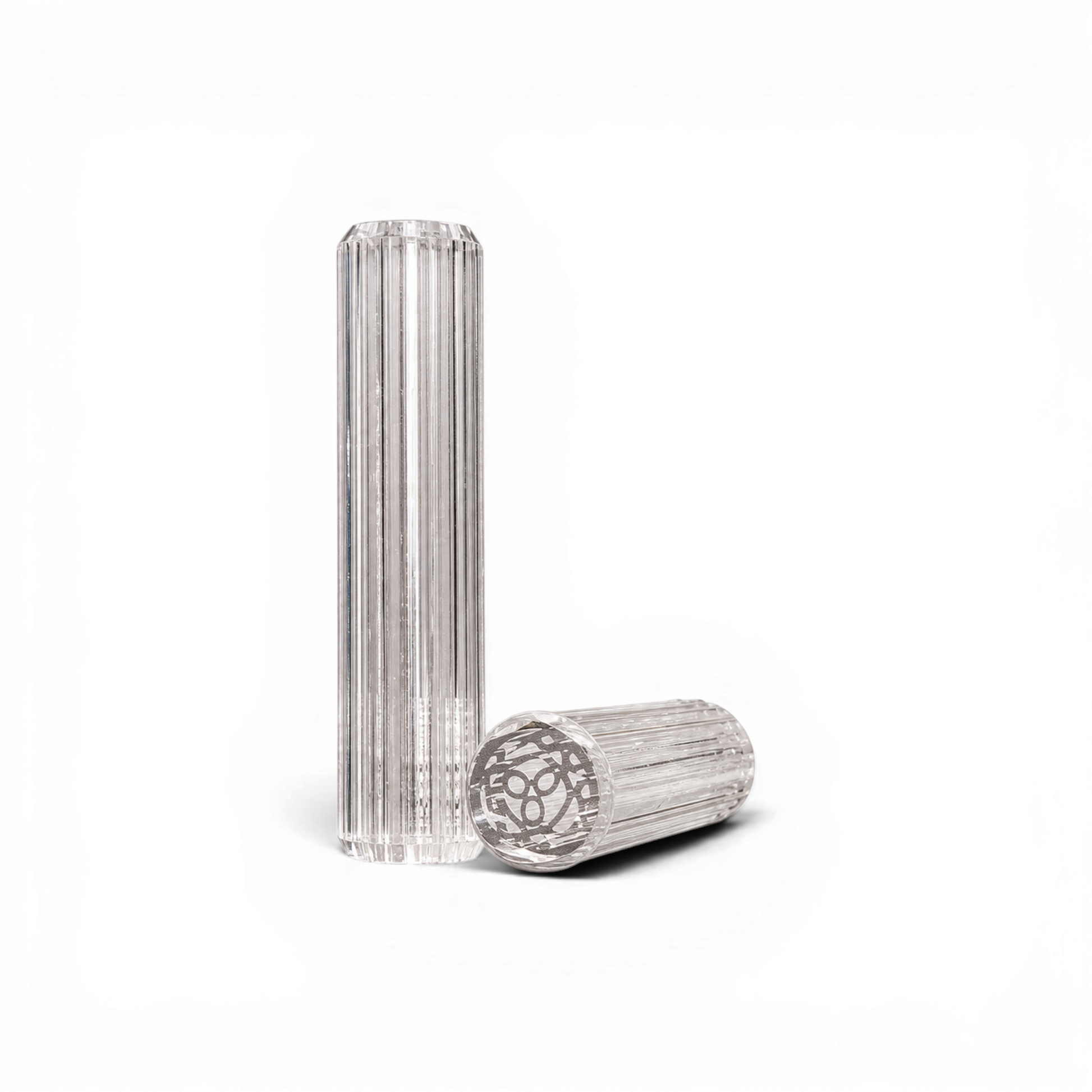 Sabai Glass Glas Tip White Lotus Handcrafted mit spezieller Lotus-Lochstruktur