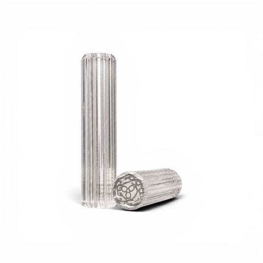 Sabai Glass Glas Tip White Lotus Handcrafted mit spezieller Lotus-Lochstruktur