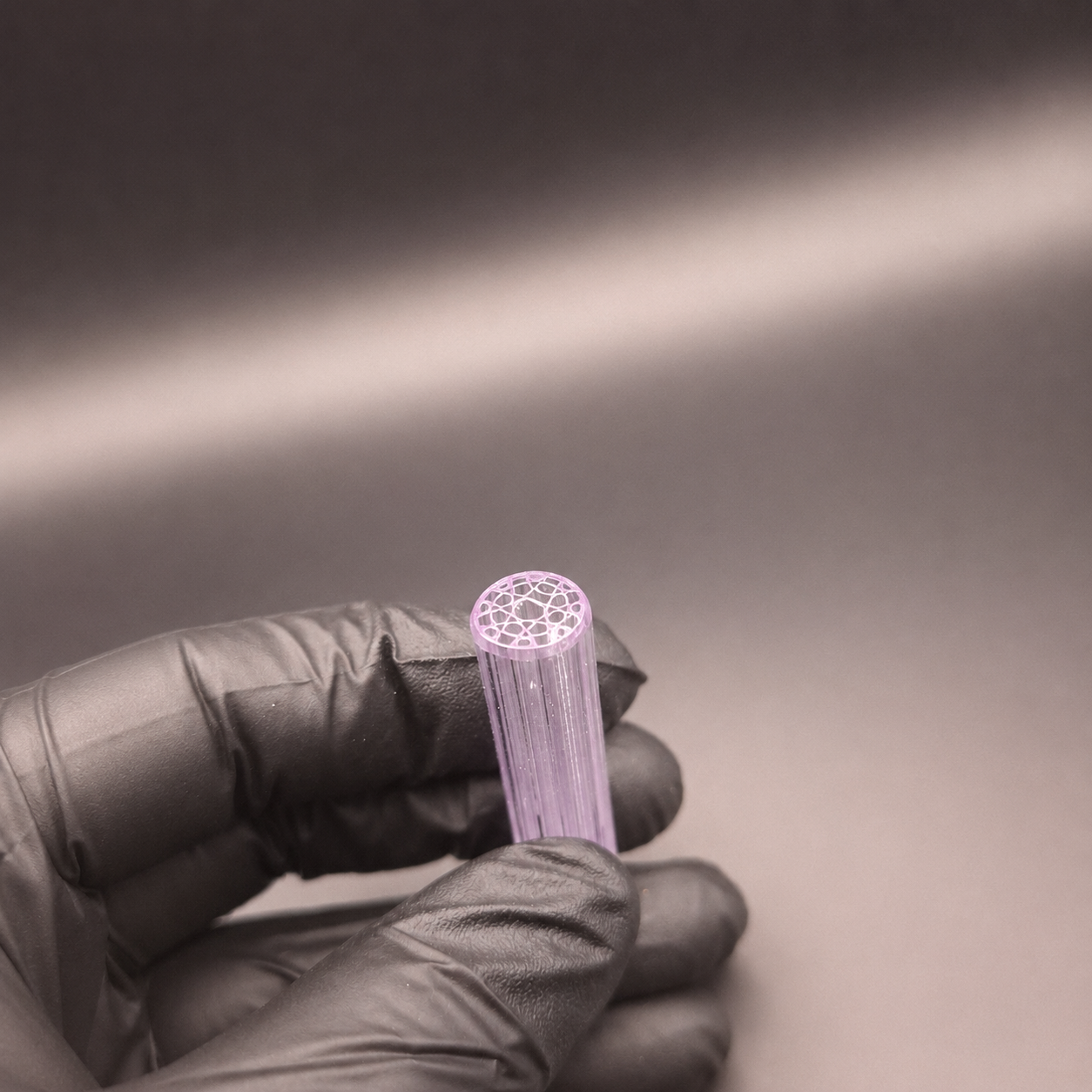 Sabai Glass Glas Tip White Lotus Pink handgefertigt