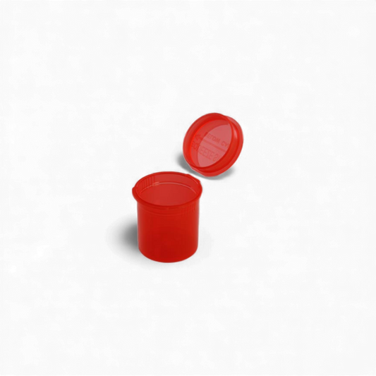 Aufbewahrungsdose mit Pop-Up Deckel - 20 ml - rot