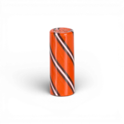 Glas Tip 12 mm – 7 Loch – Orange / Weiß / Schwarz