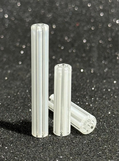 Glas Tip „Mr. White“ – 7 Hole - handcrafted