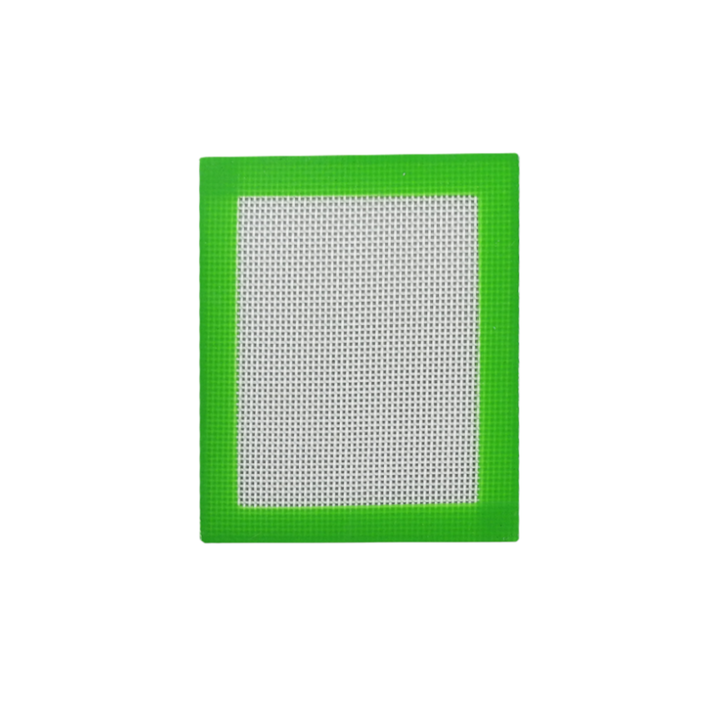 Silikonmatte 13x10 cm in Nahaufnahme auf weißem Hintergrund