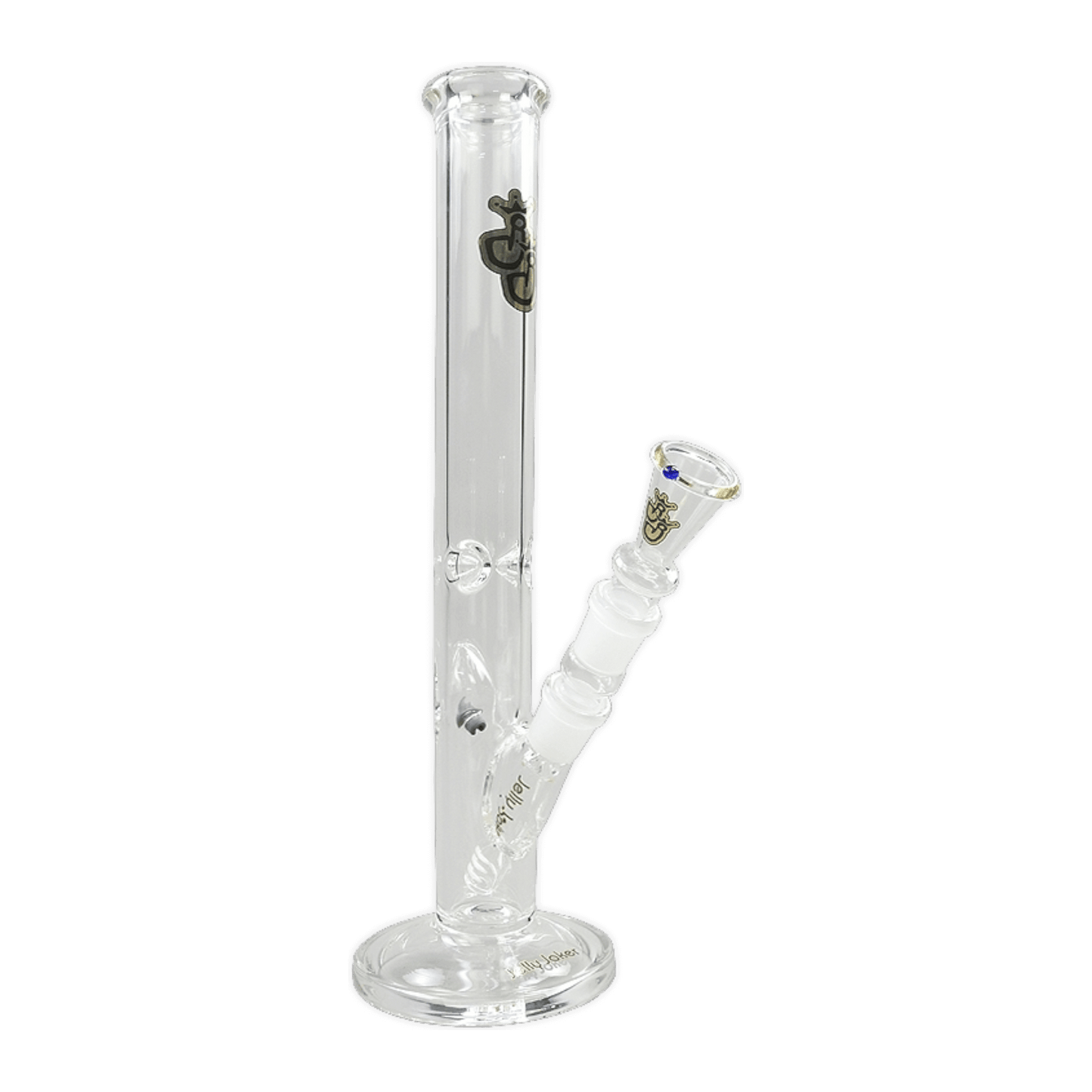 Slim Shady Bong – 35 cm – 4 mm klares Glas – Jelly Joker Logo