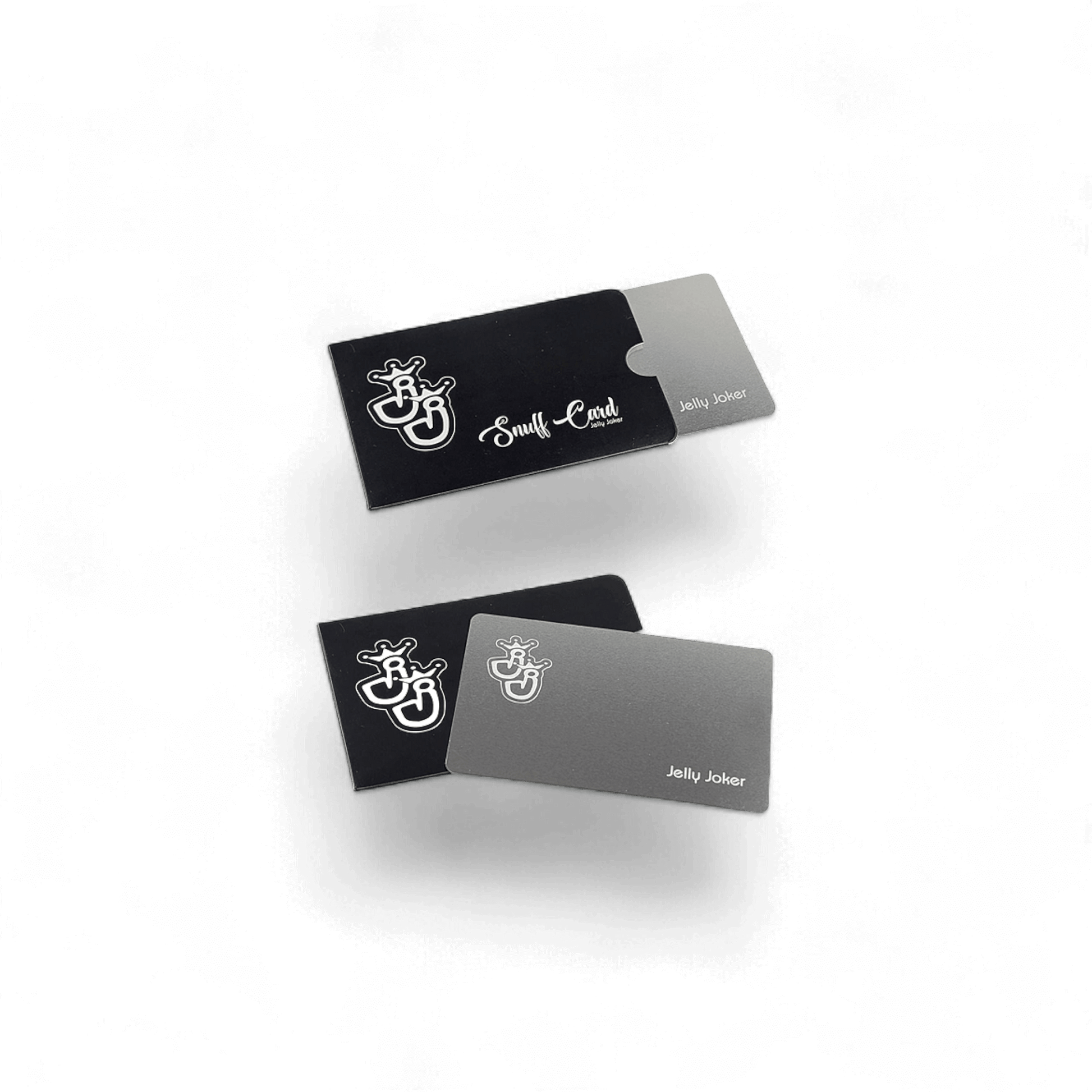 Snuff Card aus Edelstahl im Kreditkartenformat von Jelly Joker