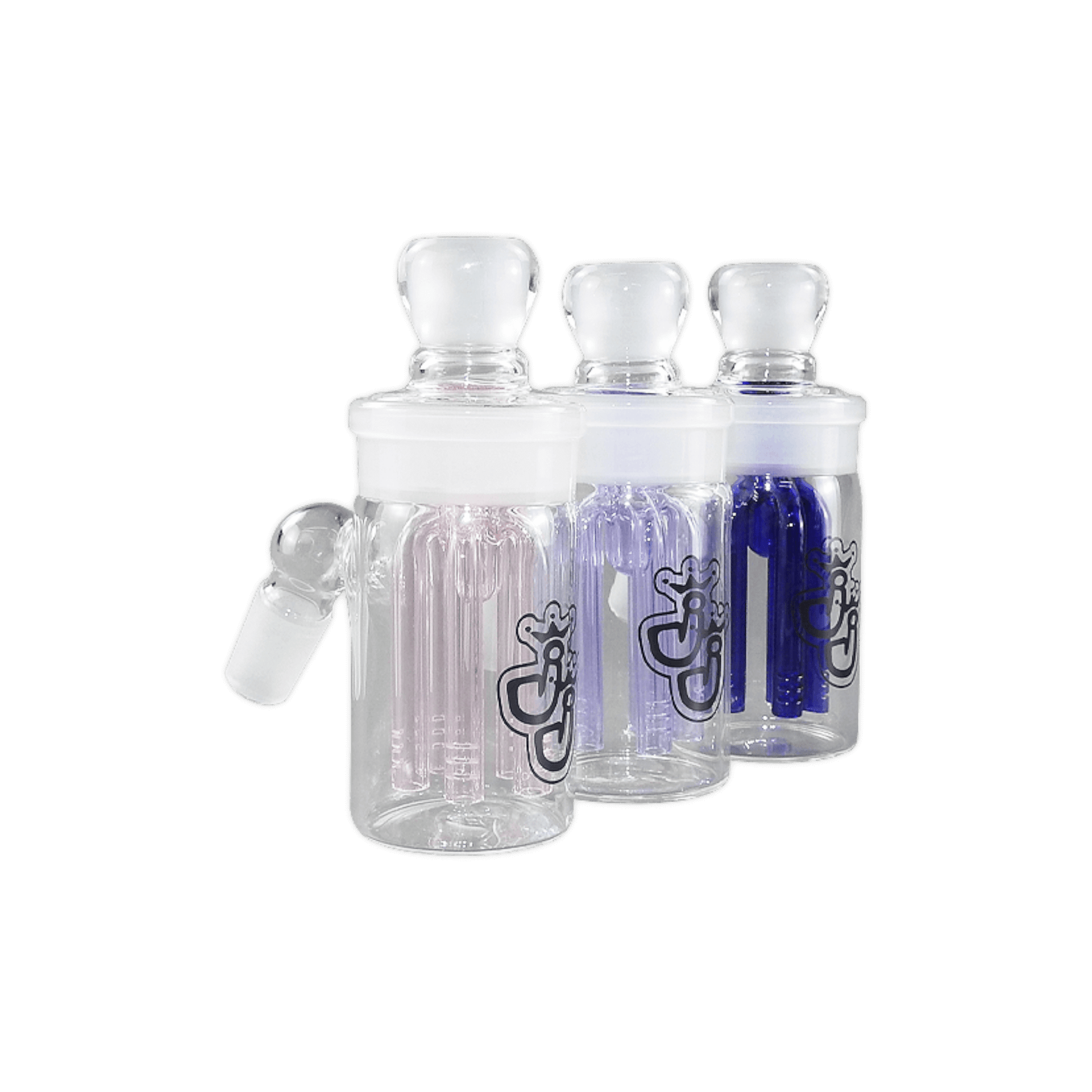 Vorkühler Steckfix 18,8 mm mit 4-Arm-Perkolator für Bongs