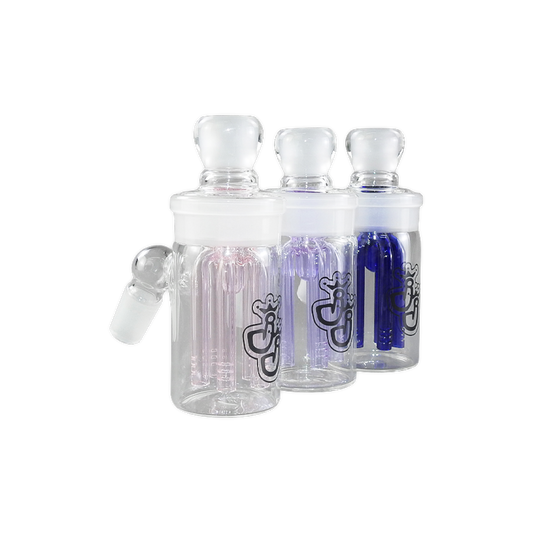 Vorkühler Steckfix 18,8 mm mit 4-Arm-Perkolator für Bongs