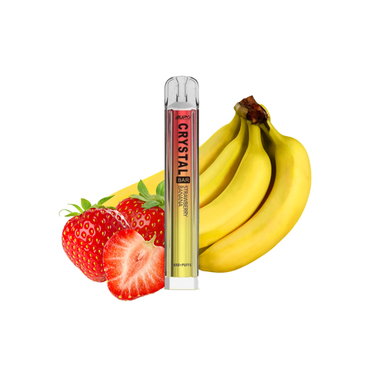 Crystal Bar 20 mg Nikotin (600 Züge) - Strawberry Banana