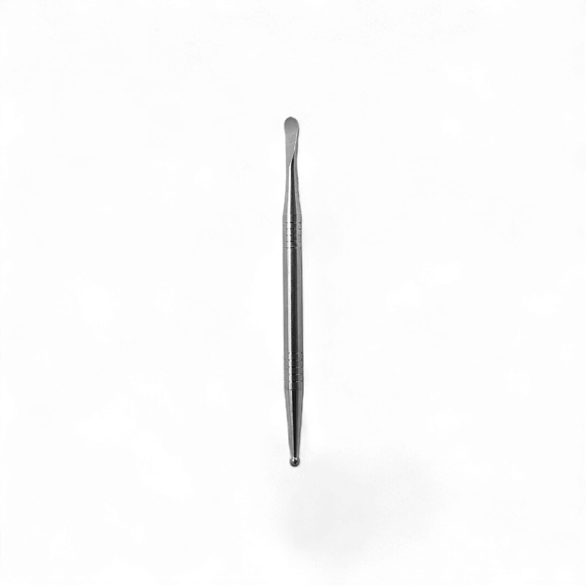 Titan-Dabber 11 cm – silberner Dabber aus Titan, langlebig & hitzebeständig, Pief-Leaf®.