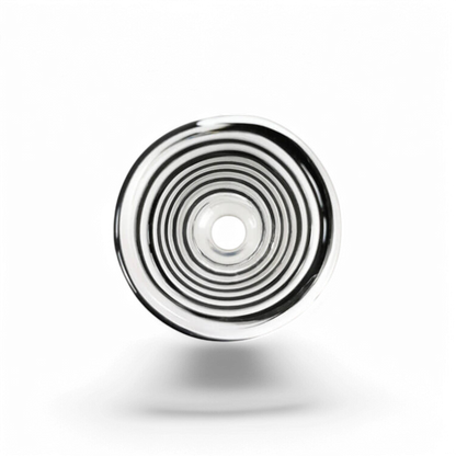 Kopf Twister Black-White 18,8 mm Schliff aus Borosilikatglas, erhältlich bei Pief-Leaf®