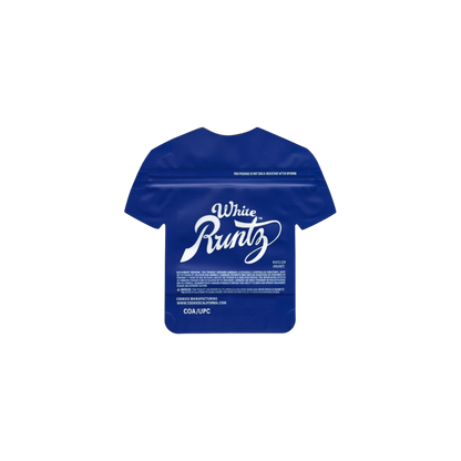 10x Runtz White shaped Mylar Bag 3,5g - Leer