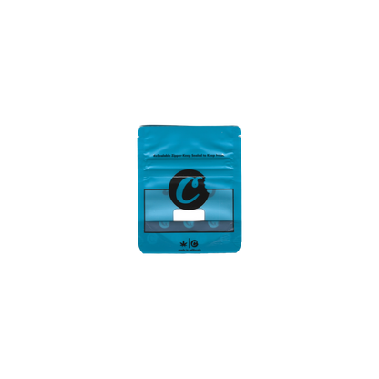 10x Cookies Blue Mylar Bag 1-3,5g - Leer