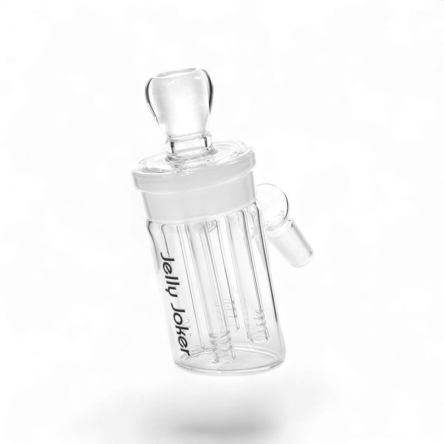 Ant19 Vorkühler aus Borosilikatglas mit herausnehmbarem 4-Arm-Perkolator – 18,8 mm Schliff, 13 cm hoch