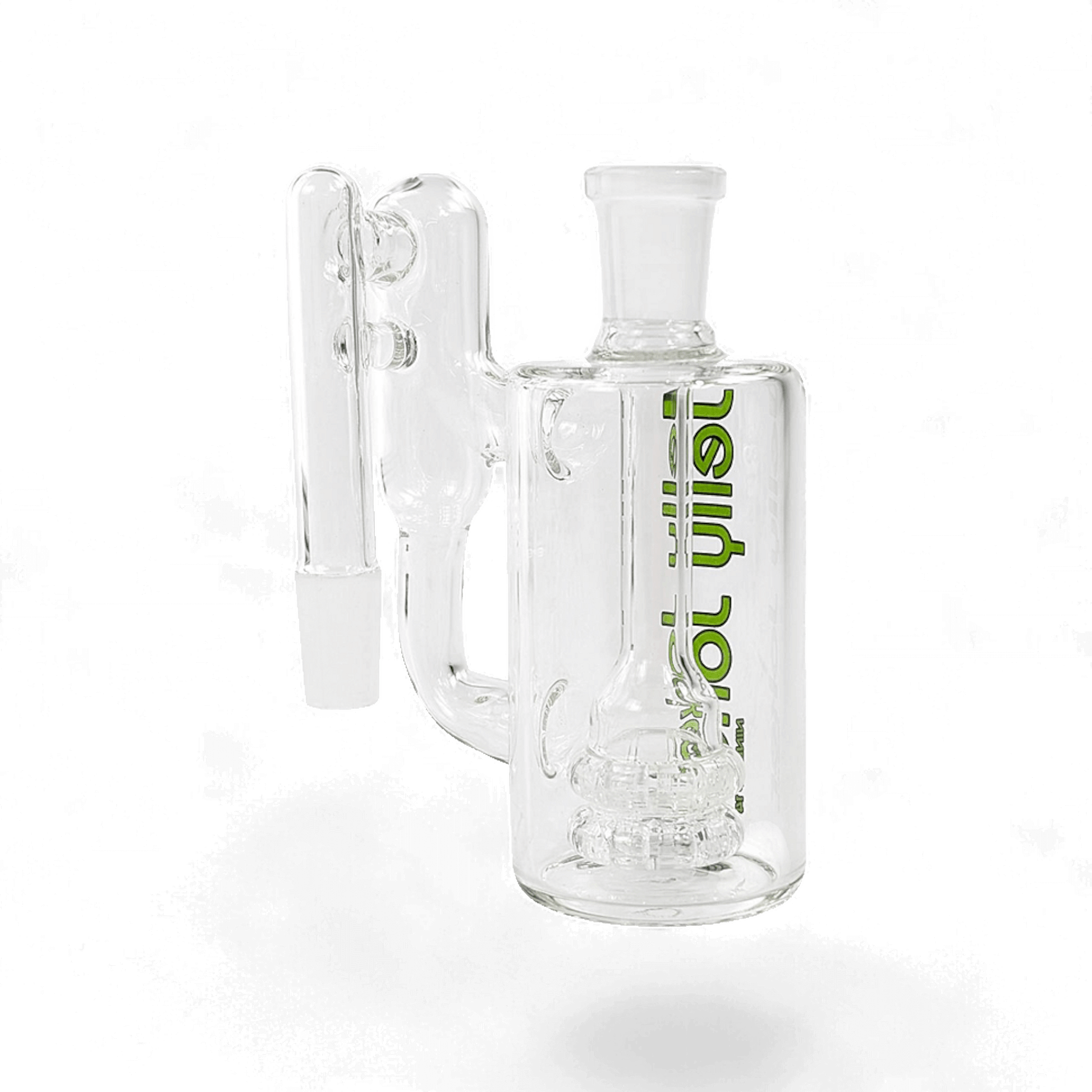 Vorkühler Ninety14 – 12cm – 14,5mm Glas-Pre-Cooler mit Doppelwheelpercolator