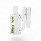 Ninety18 Vorkühler aus Glas mit Doppelwheel-Percolator, 18,8 mm Schliff und 90°-Winkel – 12 cm hoch