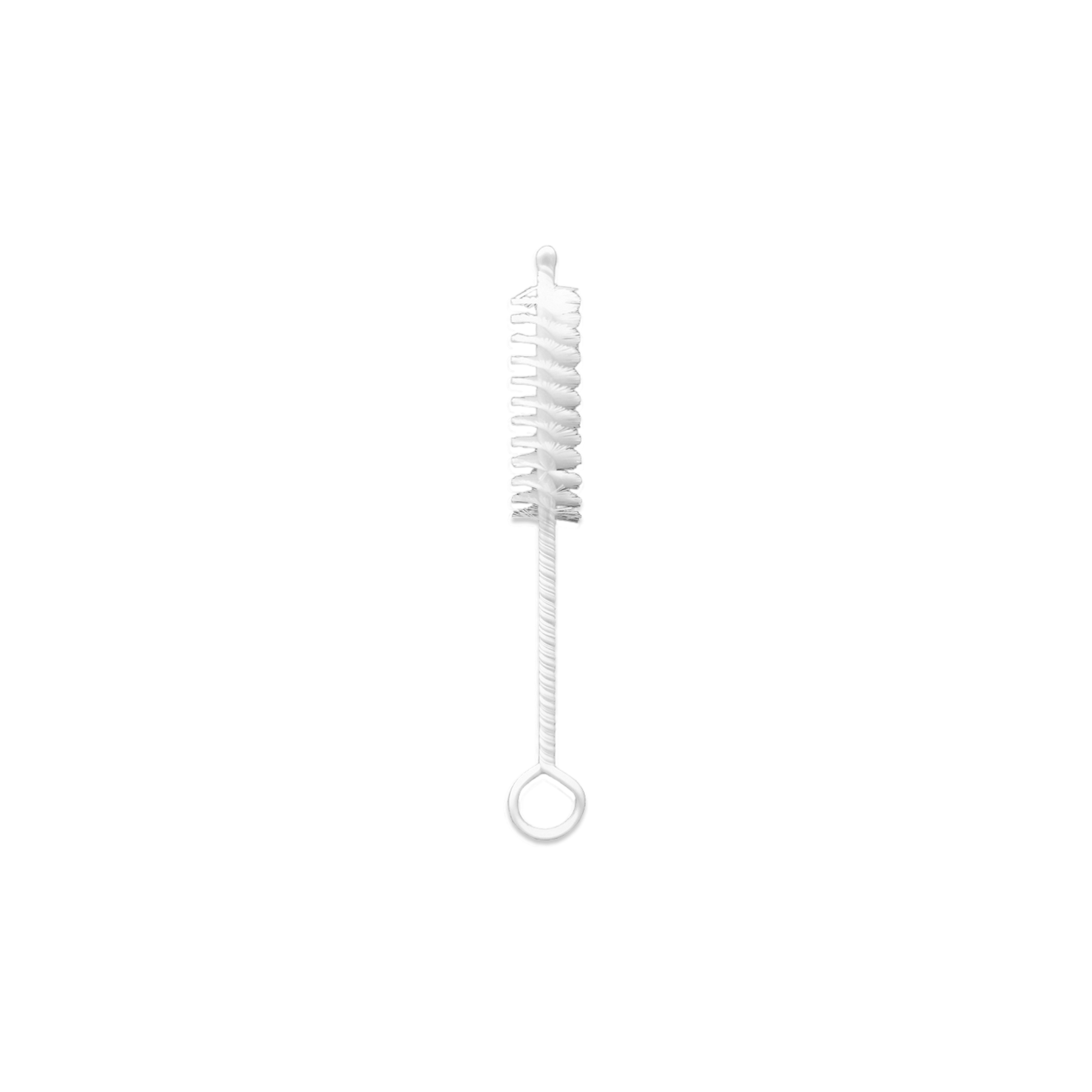 Weiße Mini-Bürste 10,5 cm für Bongköpfe