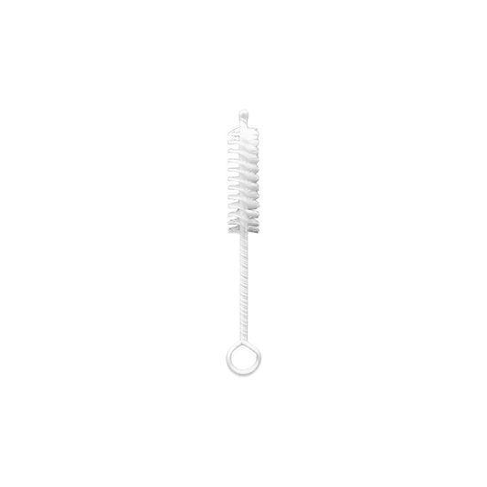 Weiße Mini-Bürste 10,5 cm für Bongköpfe