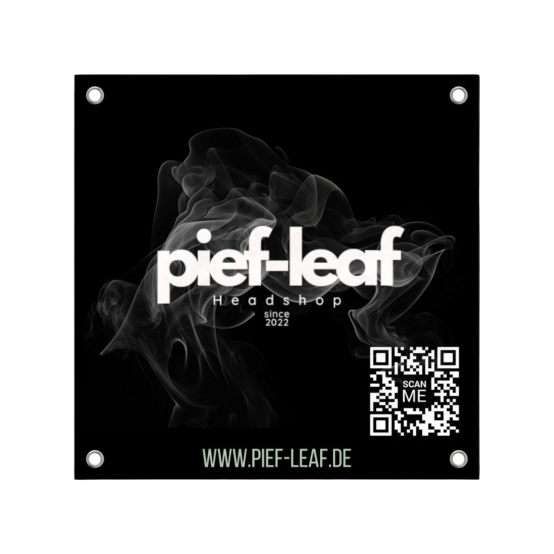 Pief-Leaf Banner 50x50 cm – Für Growzelte & Growrooms geeignet