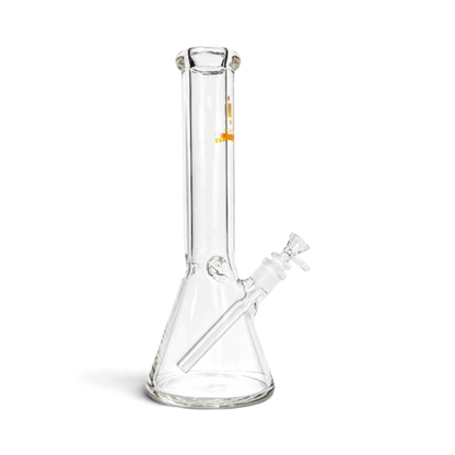 Massive Beaker Glasbong aus transparentem Borosilikatglas