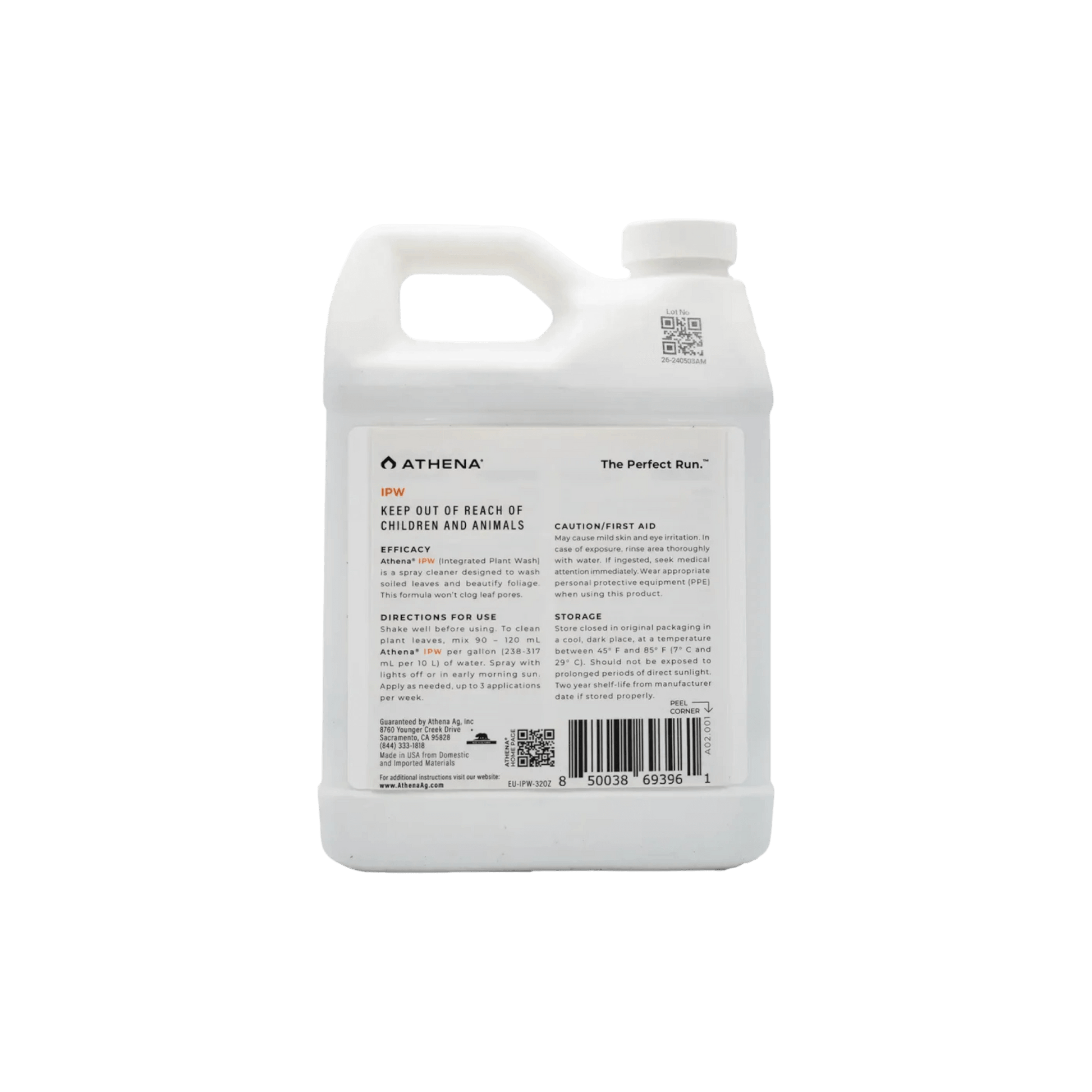 Athena IPW 946 ml Spray zur Blattreinigung, entfernt Insekten und Rückstände – ideal für vegetative Phase und frühe Blüte