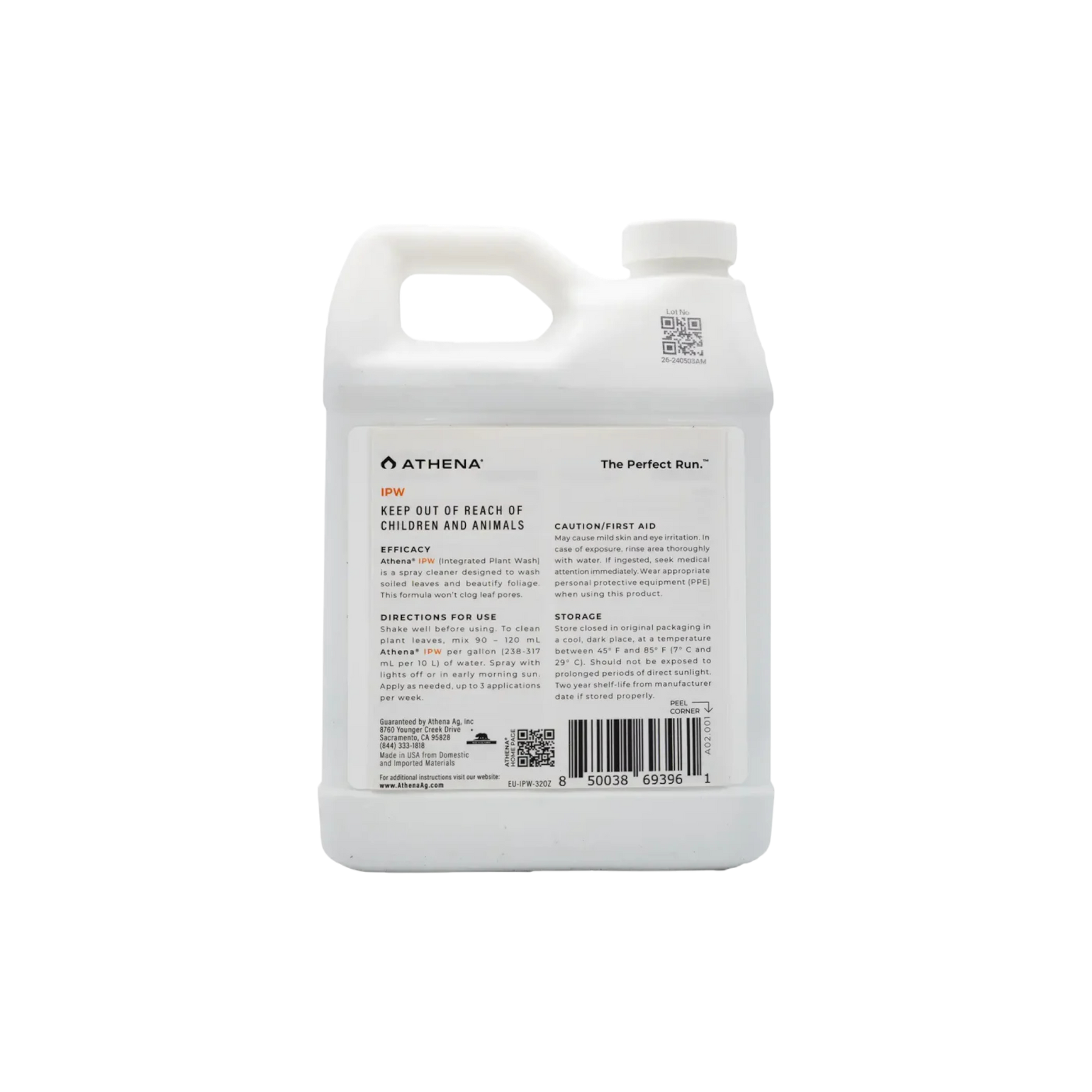 Athena IPW 946 ml Spray zur Blattreinigung, entfernt Insekten und Rückstände – ideal für vegetative Phase und frühe Blüte