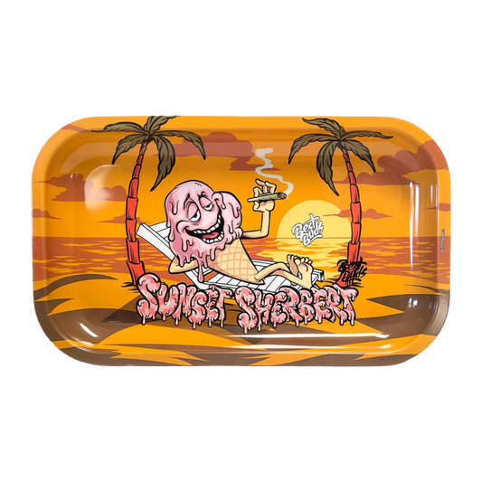 rolling tray, sunset sherbet