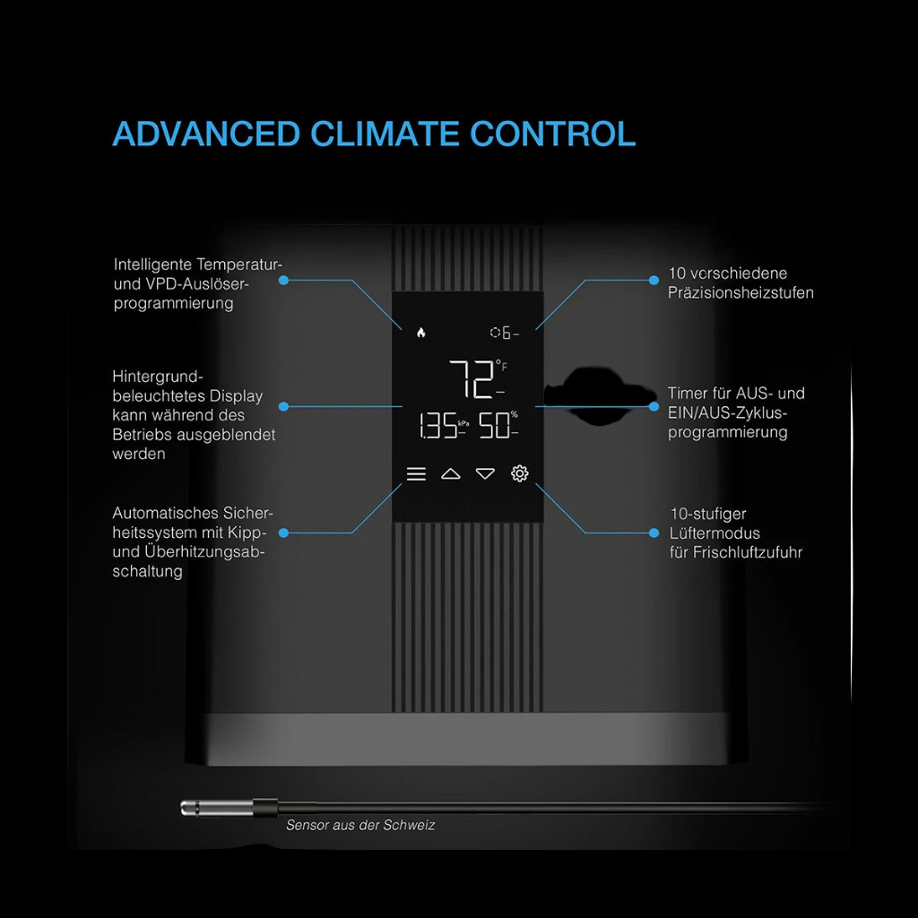 AC Infinity - Thermoforge T3 Heizmatte für konstante Bodentemperatur