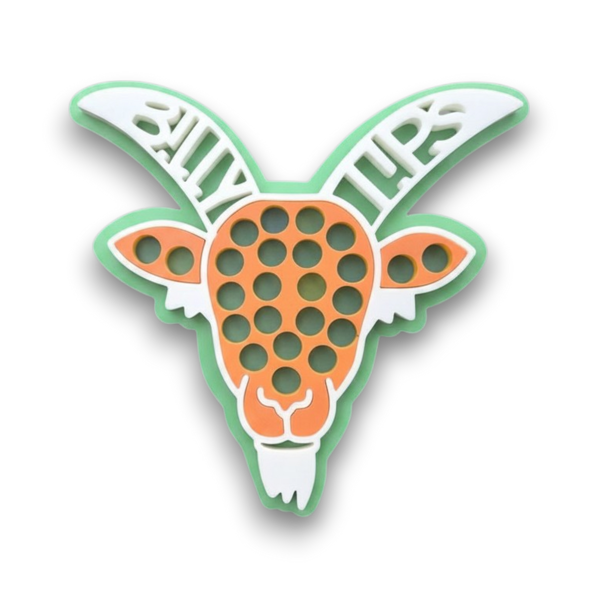 Roll with the Goat Logo Tray für 24 Tips