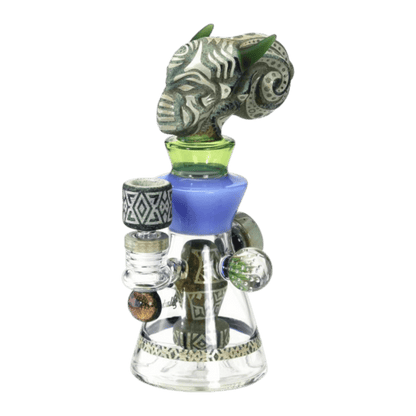 Diffusorbong Hellboy aus robustem Borosilikatglas mit Diffusor