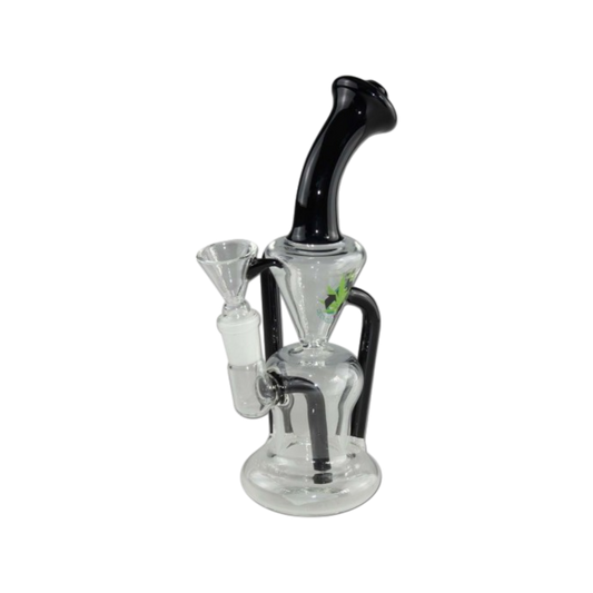 Black Leaf Recycle Bubbler schwarz