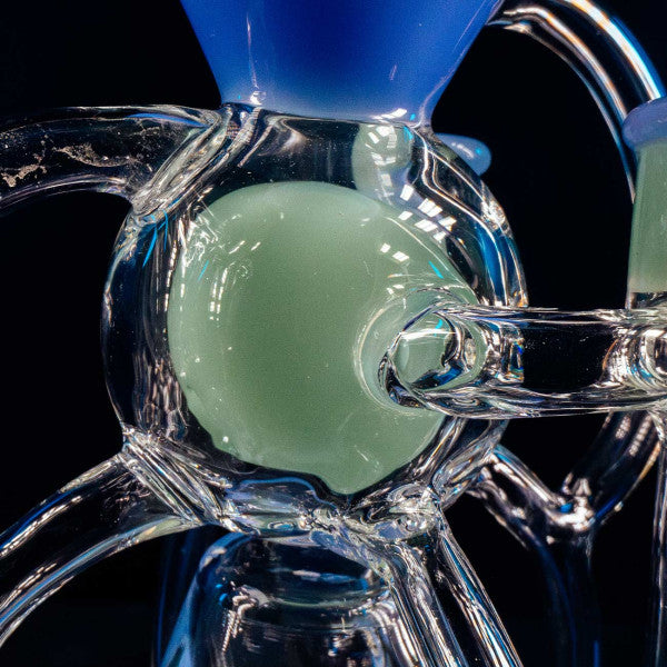 Black Leaf Recycler Bong 26,5 cm Glasbong