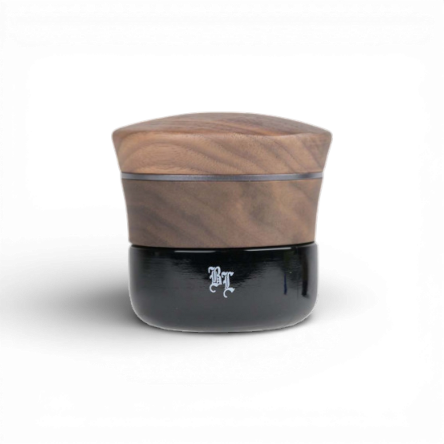 Black Leaf Violettglas Grinder Detailaufnahme