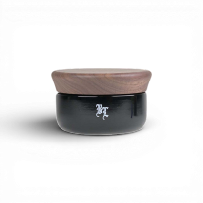 Black Leaf Grinder Set Pollenkammer Violettglas