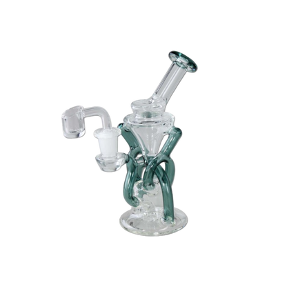 Recyclebong Öl mit Perkolator – MEDUSA Edition von Blaze Glass