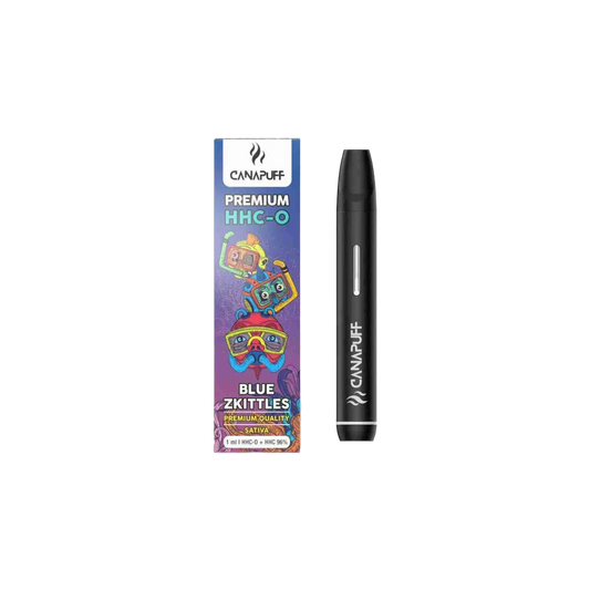 CannaPuff HHC-O Disposable BLUE ZKITTLES 96% 1ml