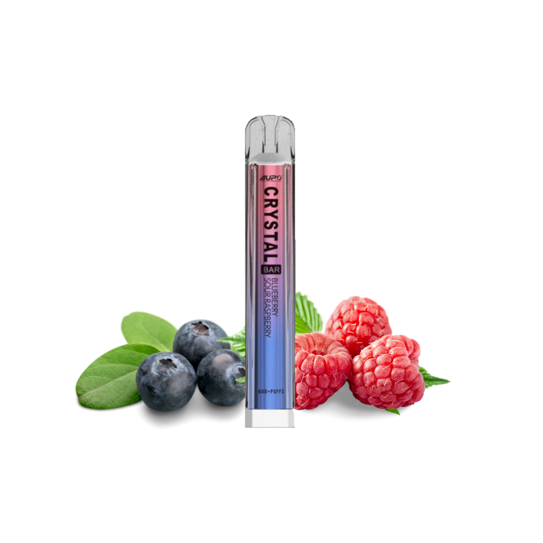 Crystal Bar 20 mg Nikotin (600 Züge) - Blueberry sour raspberry