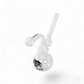 BREIT® Ölpfeife – Dab Rig – 150mm – Borosilikatglas – Klar – BREIT Logo – Für Dabbing