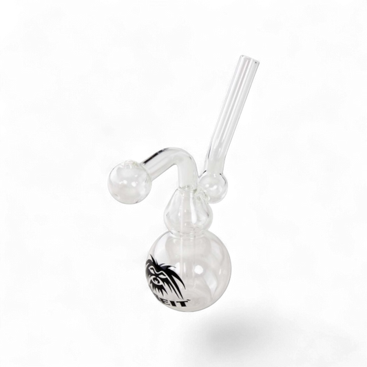 BREIT® Ölpfeife – Dab Rig – 150mm – Borosilikatglas – Klar – BREIT Logo – Für Dabbing