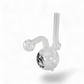 BREIT® Ölpfeife – Dab Rig – 125mm – Borosilikatglas – Klar – BREIT Logo – Für Dabbing