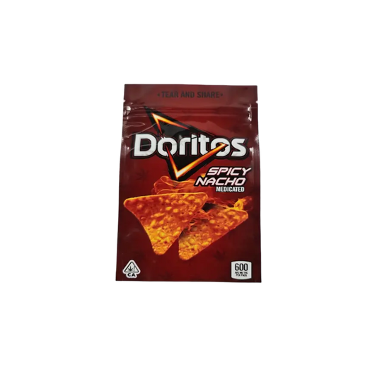 10x Doritos Spicy Nacho Mylar Bag 600mg - Leer