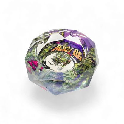 Kristallaschenbecher 15 x 15 cm, hochwertig und stilvoll, ideal als Geschenk, erhältlich bei Pief-Leaf®